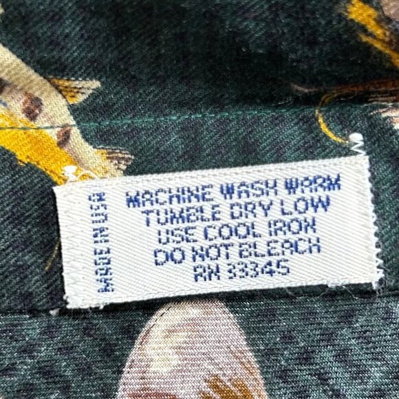 The Suit Club Cotton Large Men Fishing Outdoor Button Down Casual - Picture 3 of 5